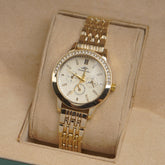 Woman Golden Chain Watch Golden Style