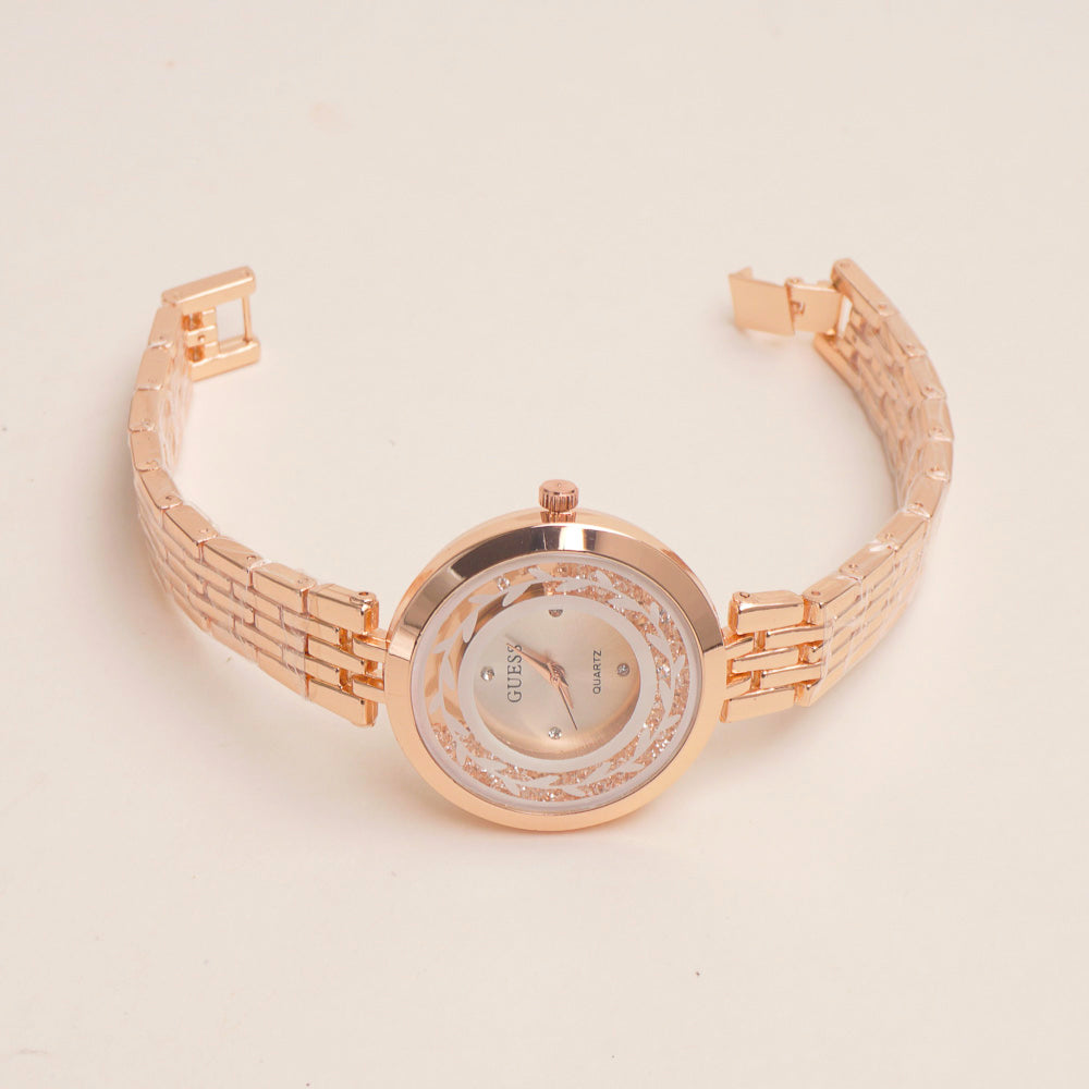 Womens Chain Watch Rosegold G