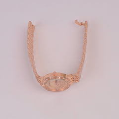 Women Chain Watch Rosegold Pink
