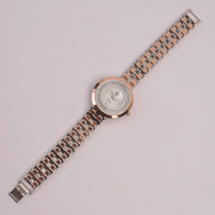 Two Tone Women Chain Watch Rosegold