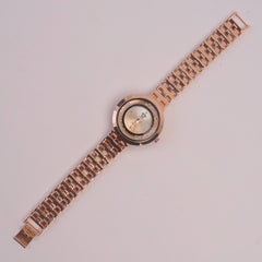 Women Chain Watch Rosegold Blk