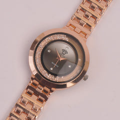 Women Chain Watch Rosegold Blk