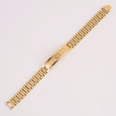 Mens Golden Chain Bracelet R
