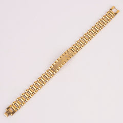 Mens Golden Chain Bracelet R