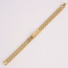 Mens Golden Chain Bracelet R