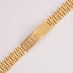 Mens Golden Chain Bracelet R