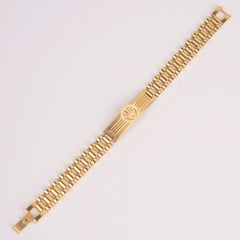 Mens Golden Chain Bracelet R