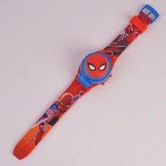 Kids Character Digital TIme Wrist Watch with Spinner