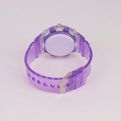 Kids Character Analogue Watch Purple