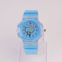 Kids Character Analogue Watch Cyan
