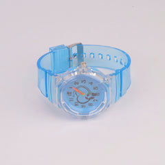 Kids Character Analogue Watch Cyan