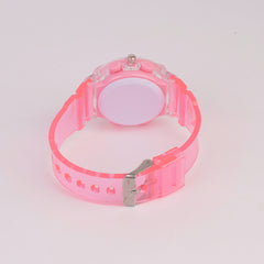 Kids Character Analogue Watch Pink