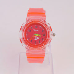Kids Character Analogue Watch Red