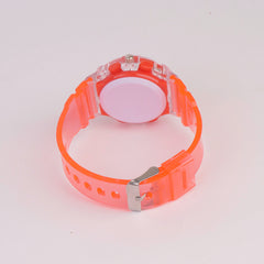Kids Character Analogue Watch Red