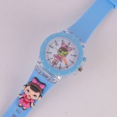 Kids Character Analogue Watch Cyan