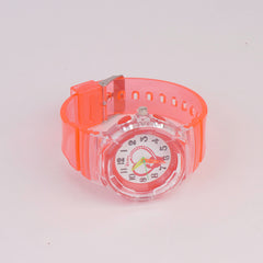 Kids Character Analogue Watch Red