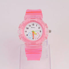 Kids Character Analogue Watch Pink HK