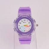 Kids Character Analogue Watch Purple HK