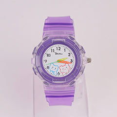 Kids Character Analogue Watch Purple HK