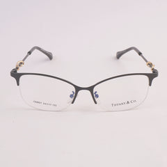 Metal Optical Frame For Man & Woman TF Black