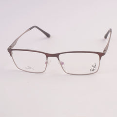 Metal Optical Frame For Man & Woman RB Brown Silver