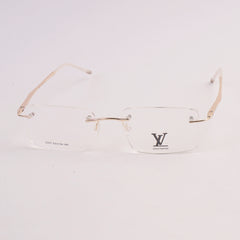 Metal Optical Frame For Man & Woman L.V Golden