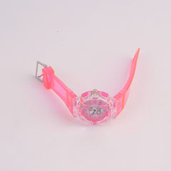 Kids Character Analogue Watch Orange & Pink Shade
