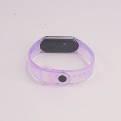 Kids Led Watch With Transparent shade Purple