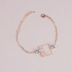 Womens Golden Chain Bracelet