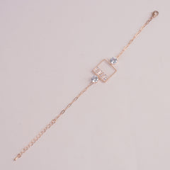 Womens Golden Chain Bracelet