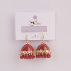 Women Traditional Earring Red