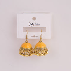 Women Traditional Earring Yellow