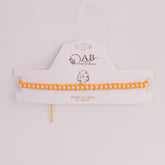 Women Choker Yellow Design