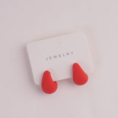 Women Trendiest Earring Dark Red