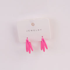 Women Fancy Earring Pink