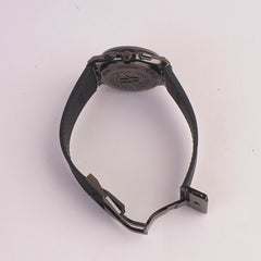 Black Strap Black Dial 1352 Men's Wrist Watch