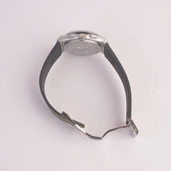 Green Strap Silver Dial 1352 Men's Wrist Watch