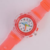 Kids Character Analogue Watch Orange