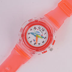 Kids Character Analogue Watch Orange