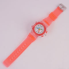 Kids Character Analogue Watch Orange