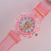 Kids Character Analogue Watch Pink F