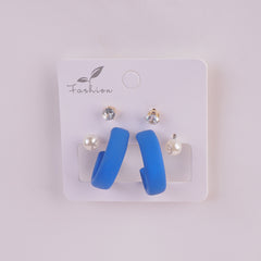 Women Earring Set Blue