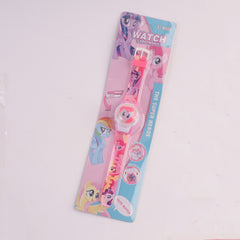 Kids Character Digital TIme Wrist Watch with Spinner
