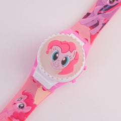 Kids Character Digital TIme Wrist Watch with Spinner
