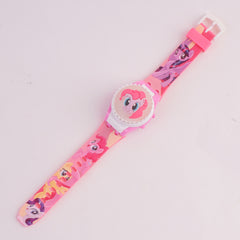 Kids Character Digital TIme Wrist Watch with Spinner