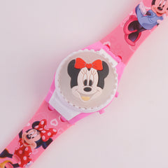Kids Character Digital TIme Wrist Watch with Spinner MM