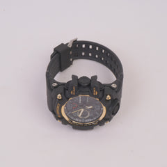 Digital LED Mens Sport Watch Golden