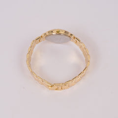 Women Chain Watch Golden with Golden Dial
