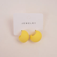 Women Trendy Earring Yellow