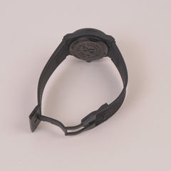 Black Strap Black Dial Man's HB Watch